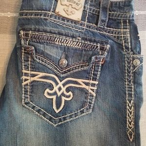 Mens rock revival jeans